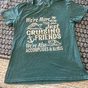 Cruising Friends Graphic Tee - Teal